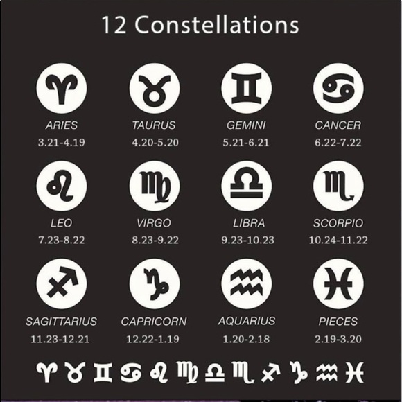 βοΈ AQUARIUS zodiac sign double layer stainless steel & cubic zirconia necklace - Picture 12 of 13